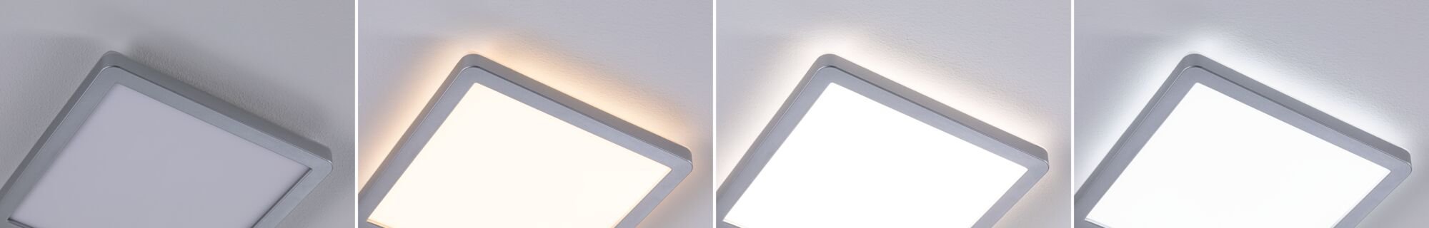 P 71265 LED Panel Atria Shine IP44 hranaté 190x190mm 8W 3000 - 6500K matný chrom - PAULMANN (obrázek 7)