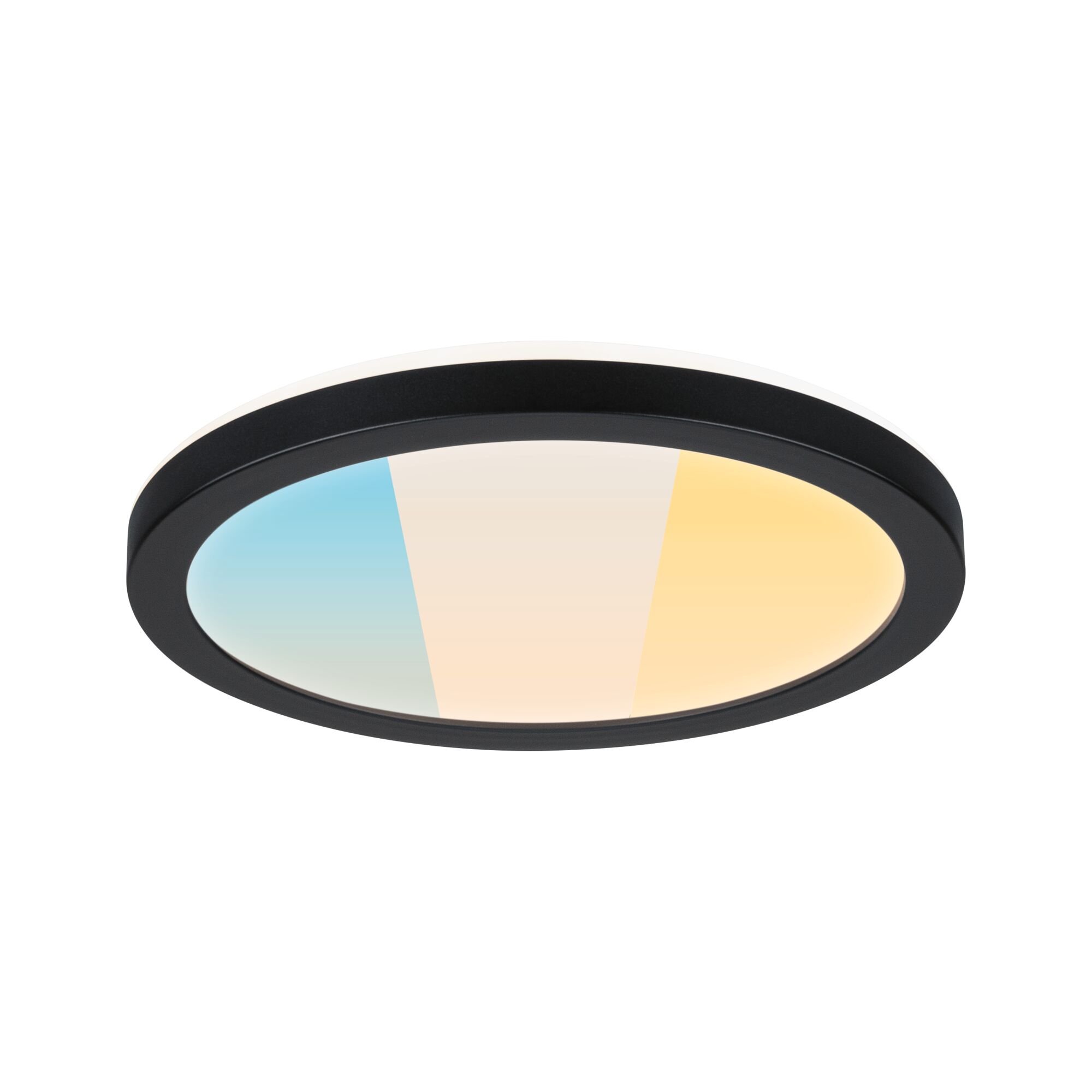 P 71271 LED Panel Atria Shine IP44 kruhové 190mm 7,6W 3000 - 6500K černá - PAULMANN