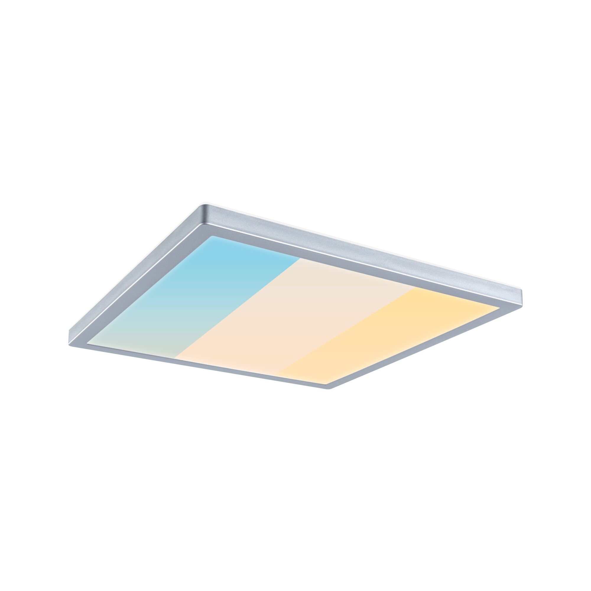 P 71273 LED Panel Atria Shine IP44 hranaté mm 15,7W 3000 - 6500K matný chrom - PAULMANN