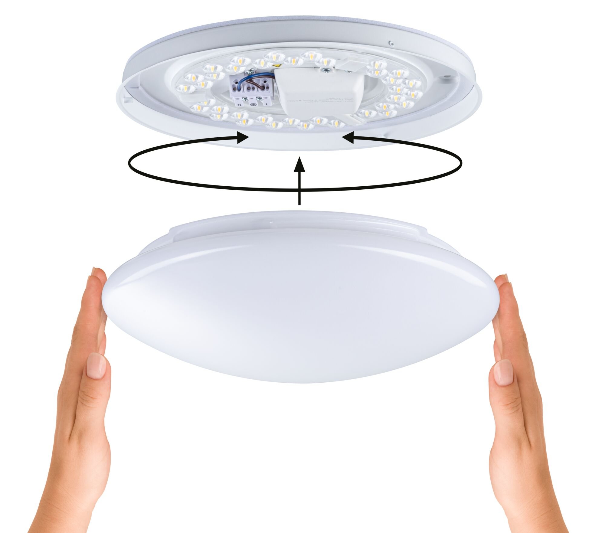 P 75406 LED stropní svítidlo Leonis II IP44 3000 - 5700K 230V 16,5W bílá - PAULMANN (obrázek 5)