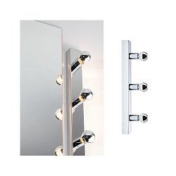 Obrázek pro produkt Svítidlo k zrcadlu Regula II IP44 E14 230V max. 3x40W stmívatelné chrom - PAULMANN