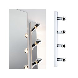 Obrázek pro produkt Svítidlo k zrcadlu Regula II IP44 E14 230V max. 4x40W stmívatelné chrom - PAULMANN