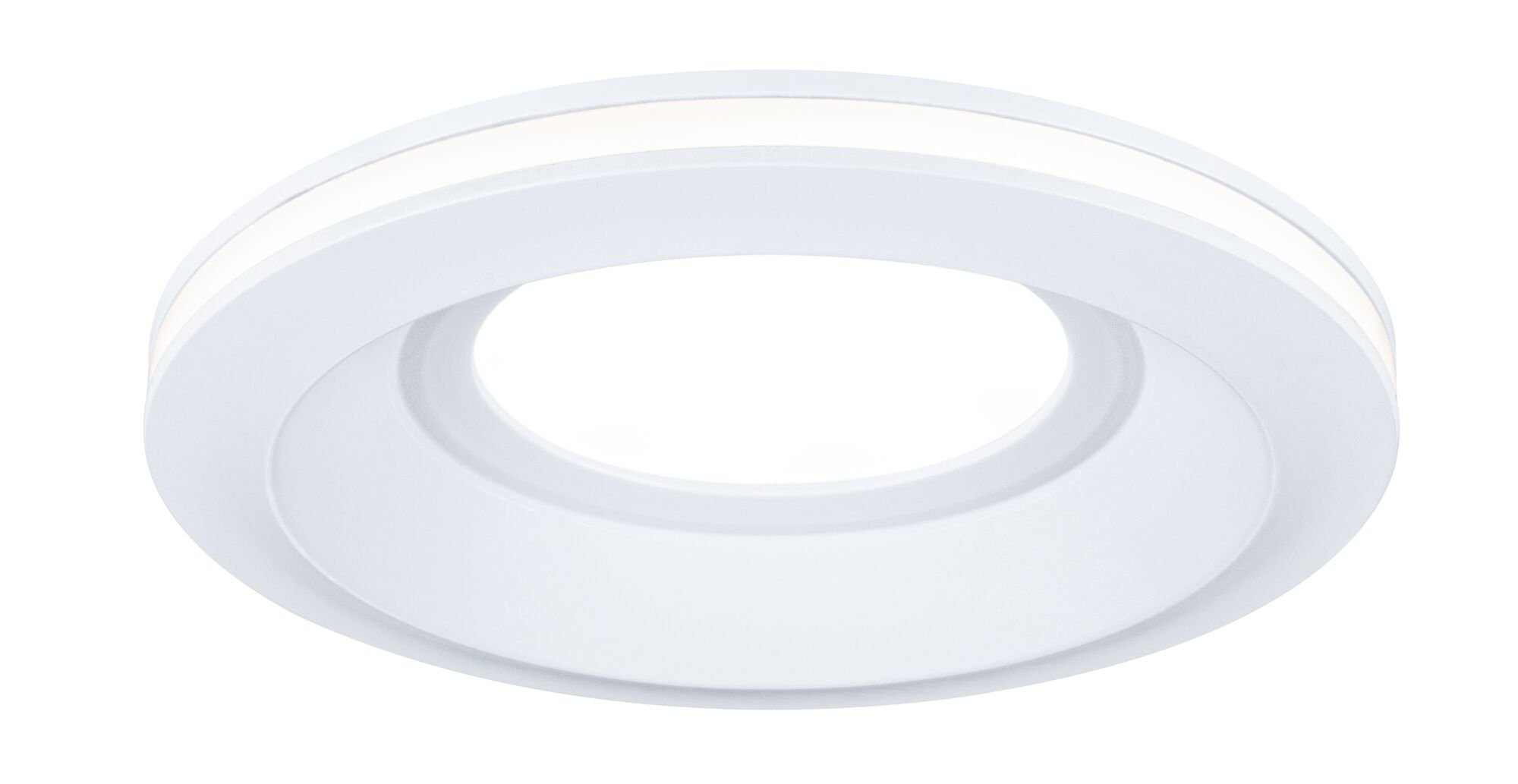 P 92247 LED vestavné svítidlo Sormus samostatné svítidlo IP65 kruhové 100mm 4,8W / 1,5W / 230V 3000K bílá - PAULMANN