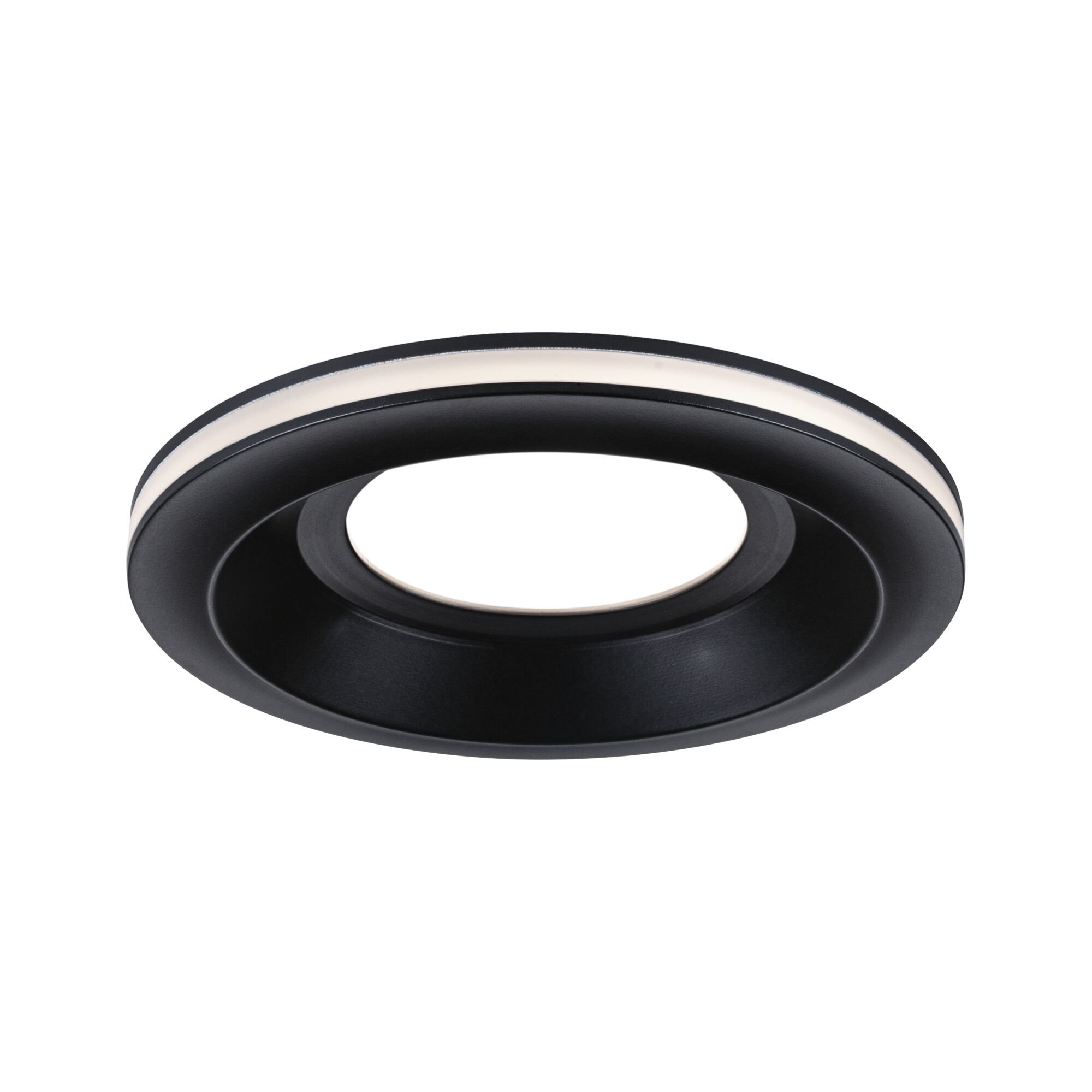 P 92251 LED vestavné svítidlo Sormus samostatné svítidlo IP65 kruhové 100mm 4,8W / 1,5W / 230V 3000K černá - PAULMANN