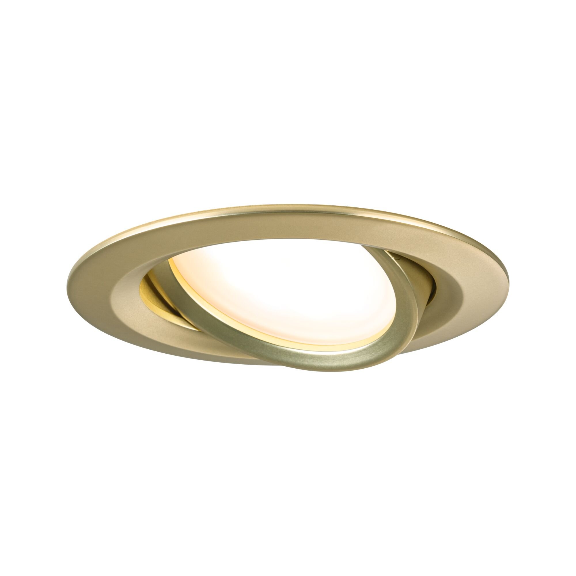 P 92406 LED vestavné svítidlo 3-krokové-stmívatelné Nova Coin základní sada výklopné kruhové 84mm 50° Coin 3x6W 230V stmívatelné 2700K zlatá mat - PAULMANN (obrázek 4)