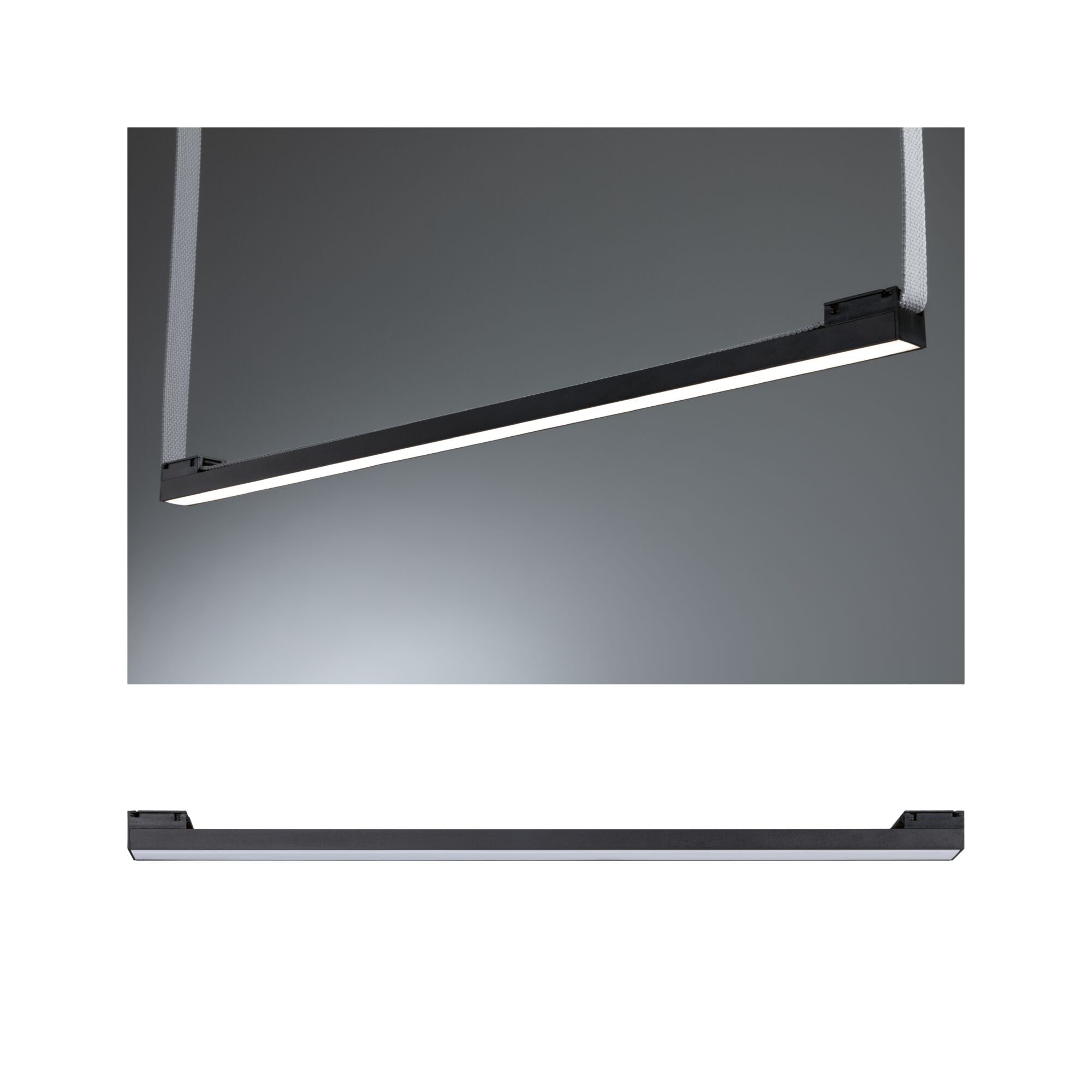 P 94613 ULine LED spot Lightbar 18,5W 650x29mm 3000K černá - PAULMANN