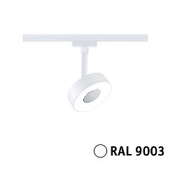 Obrázek pro produkt URail LED lištový spot 3-krokové-stmívatelné Circle spot 5W 4000K stmívatelné 230V bílá - PAULMANN