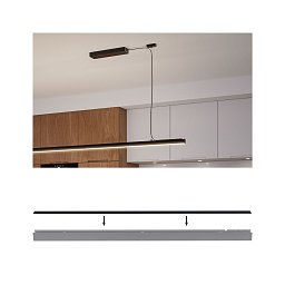 Obrázek pro produkt Linion příslušenství rovný kryt černá mat 1000x36mm - PAULMANN