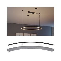 Obrázek pro produkt Linion příslušenství zakřivený kryt černá mat - PAULMANN