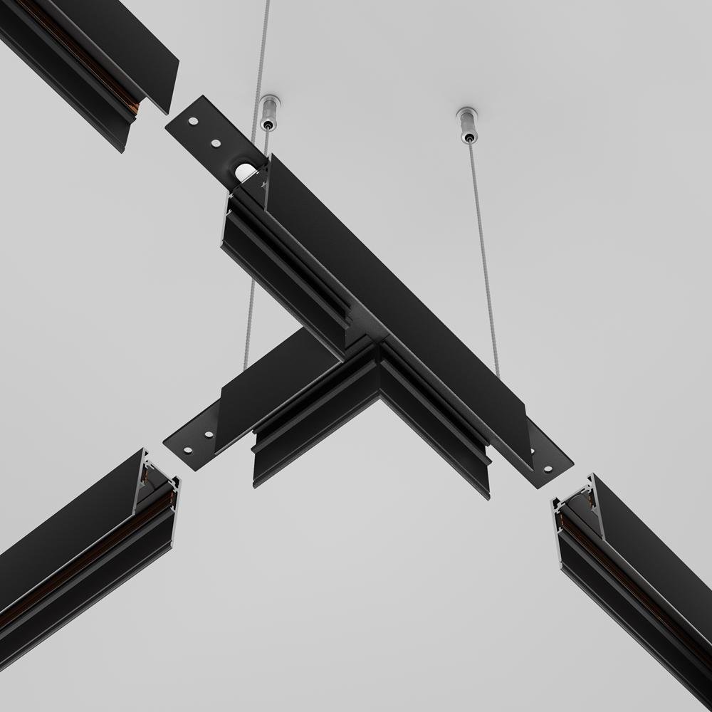 M TRA034CT-41B-DE Spojka T pro magnetický systém černá kov Exility - MAYTONI (obrázek 4)