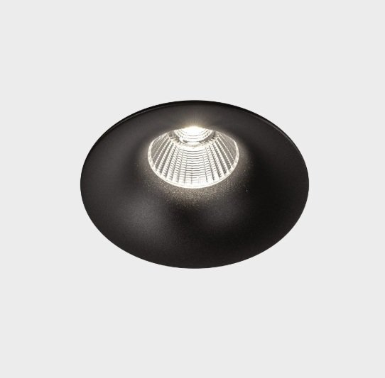 KHL K50150.03.RF.BK-BK.38.ST.9.40 Zápustné svítidlo LUXO Ø120mm černé 38° 20W 4000K RA90 IK05 - Kohl Lighting