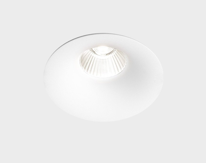 KHL K50150.03.RF.WH-WH.38.ST.9.40 Zápustné svítidlo LUXO Ø120mm bílé 38° 20W 4000K RA90 IK05 - Kohl Lighting