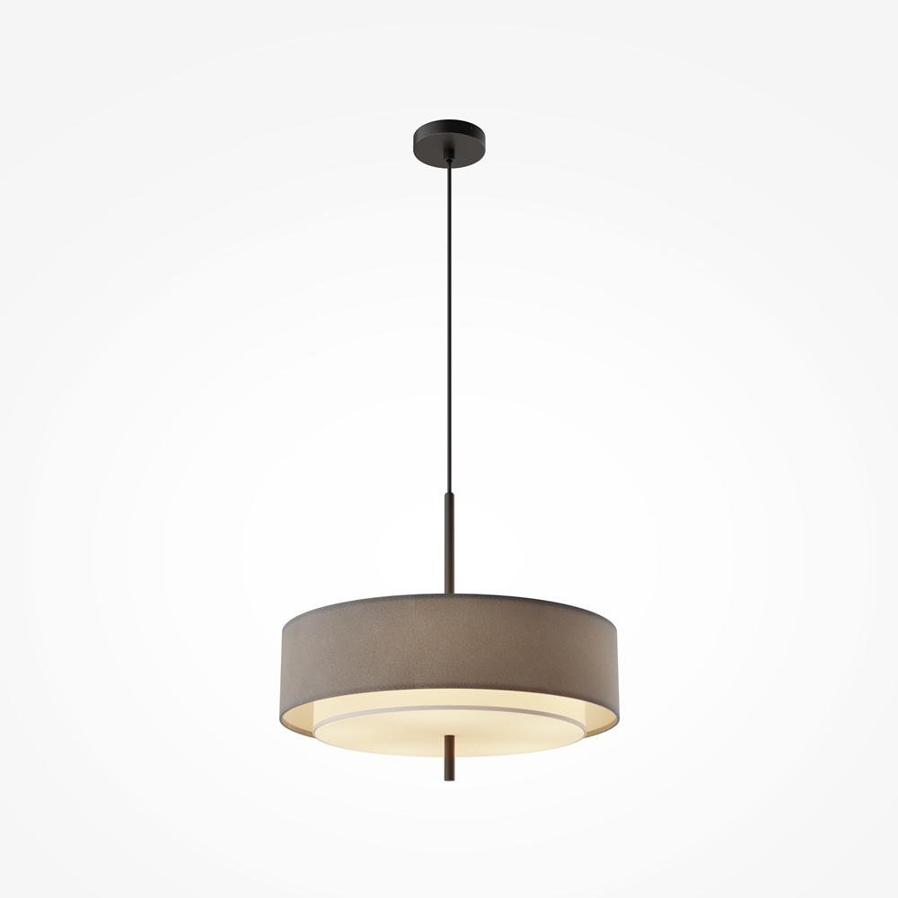 M MOD613PL-05GR Závěsné svítidlo Bergamo E27 5x60W černá/šedá kov - MAYTONI