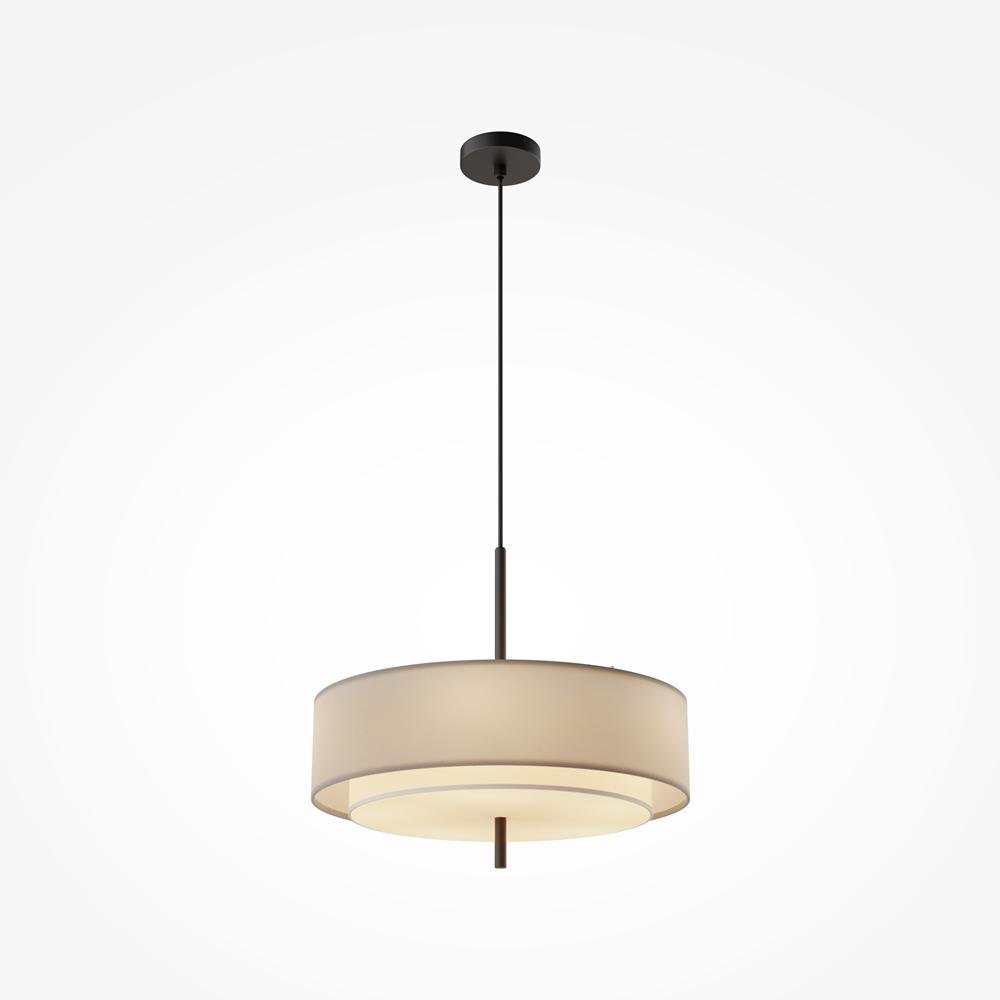 M MOD613PL-05GR1 Závěsné svítidlo Bergamo E27 5x60W černá/šedá kov - MAYTONI