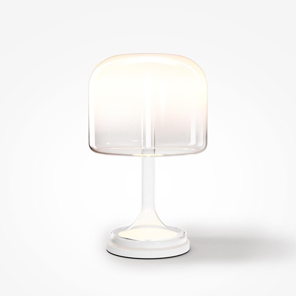 M MOD286TL-L18W3K AKCE - Stolní lampa Spirito 3000K 18W teplá bílá bílý kov sklo stmívatelná - MAYTONI