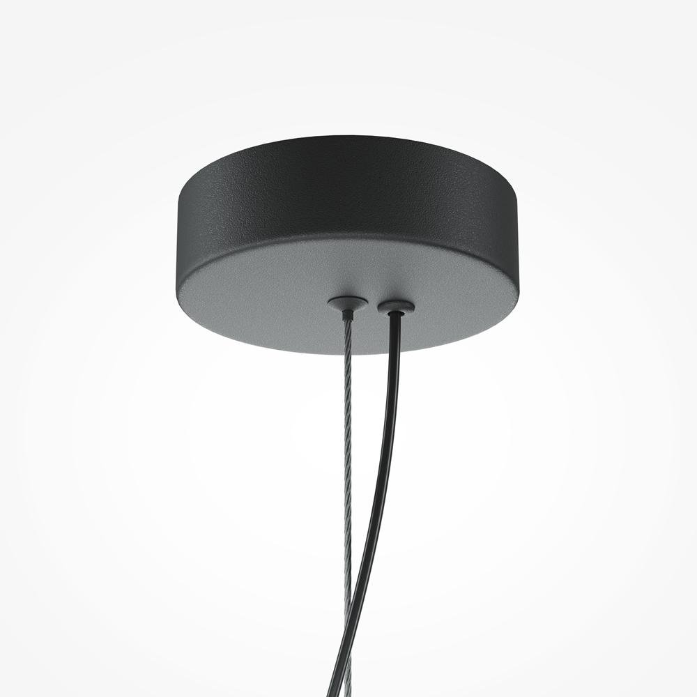 M MOD296PL-L20BC3K Závěsné svítidlo Flat 3000K 20W teplá bílá 2480lm černá kov hlavní funkce - MAYTONI (obrázek 4)