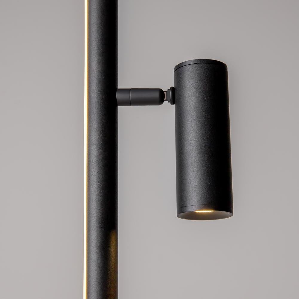 M MOD395FL-L28B3K Stojací lampa Thin 3000K 14W teplá bílá černý hliník stmívatelná - MAYTONI (obrázek 4)