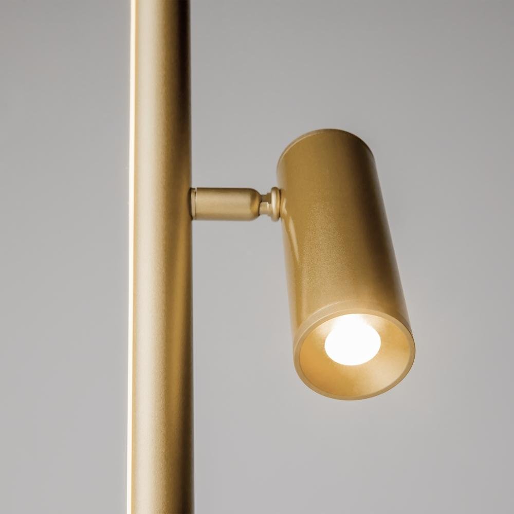 M MOD395FL-L28BS3K Stojací lampa Thin 3000K 14W teplá bílá mosaz hliník stmívatelná - MAYTONI (obrázek 4)
