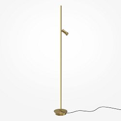 Obrázek pro produkt Stojací lampa Thin 3000K 14W teplá bílá mosaz hliník stmívatelná - MAYTONI