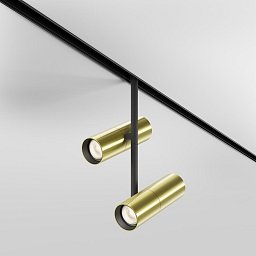 Obrázek pro produkt Svítidlo pro kolejnicový systém Elti Duo 2700–6000K 24W nastavitelná bílá černá/mosaz hliník stmívatelné Bluetooth Exility - MAYTONI