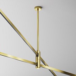 Obrázek pro produkt Stropní upevnění pro magnetickou lištu 300 mm mosaz hliník 24V Flarity - MAYTONI