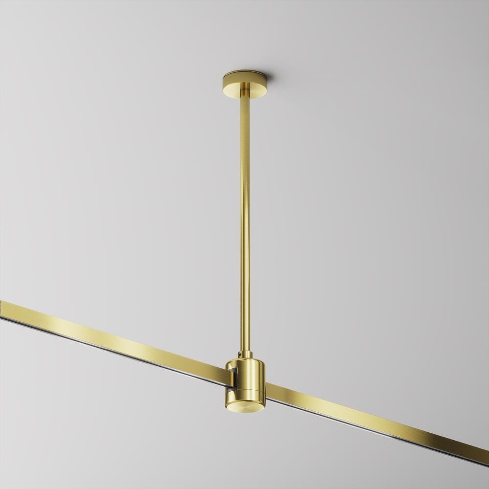 M TRA158C-IPC1-BS Stropní držák s prodlužovací spojkou 300 mm mosaz hliník pro magnetickou lištu 24V Flarity - MAYTONI