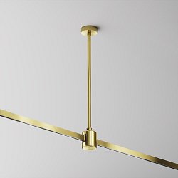 Obrázek pro produkt Stropní držák s prodlužovací spojkou 300 mm mosaz hliník pro magnetickou lištu 24V Flarity - MAYTONI