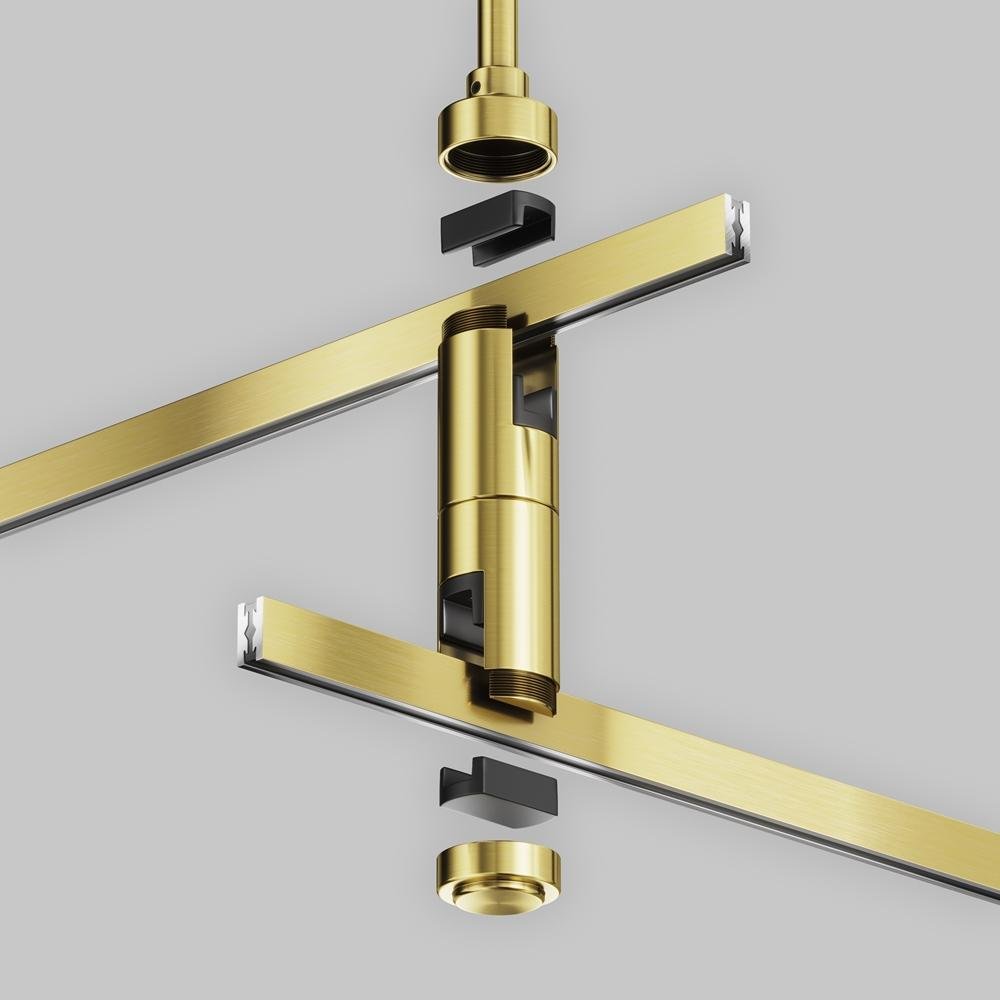 M TRA159C-D1-BS Stropní upevnění pro magnetickou lištu 700 mm 24V mosaz hliník Flarity - MAYTONI (obrázek 3)