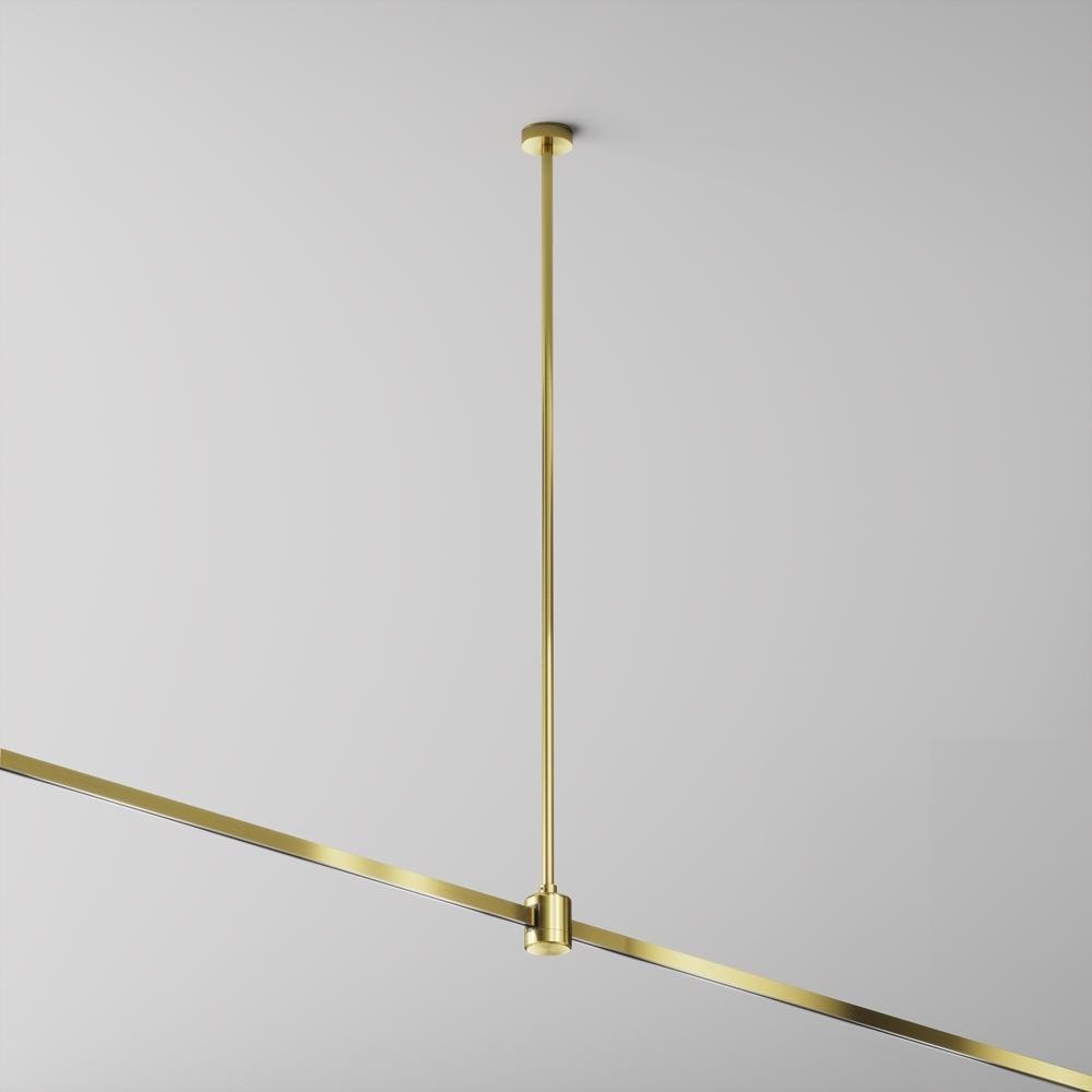 M TRA159C-IPC1-BS Stropní upevnění s prodlužovací spojkou 700 mm 24V mosaz hliník Flarity - MAYTONI
