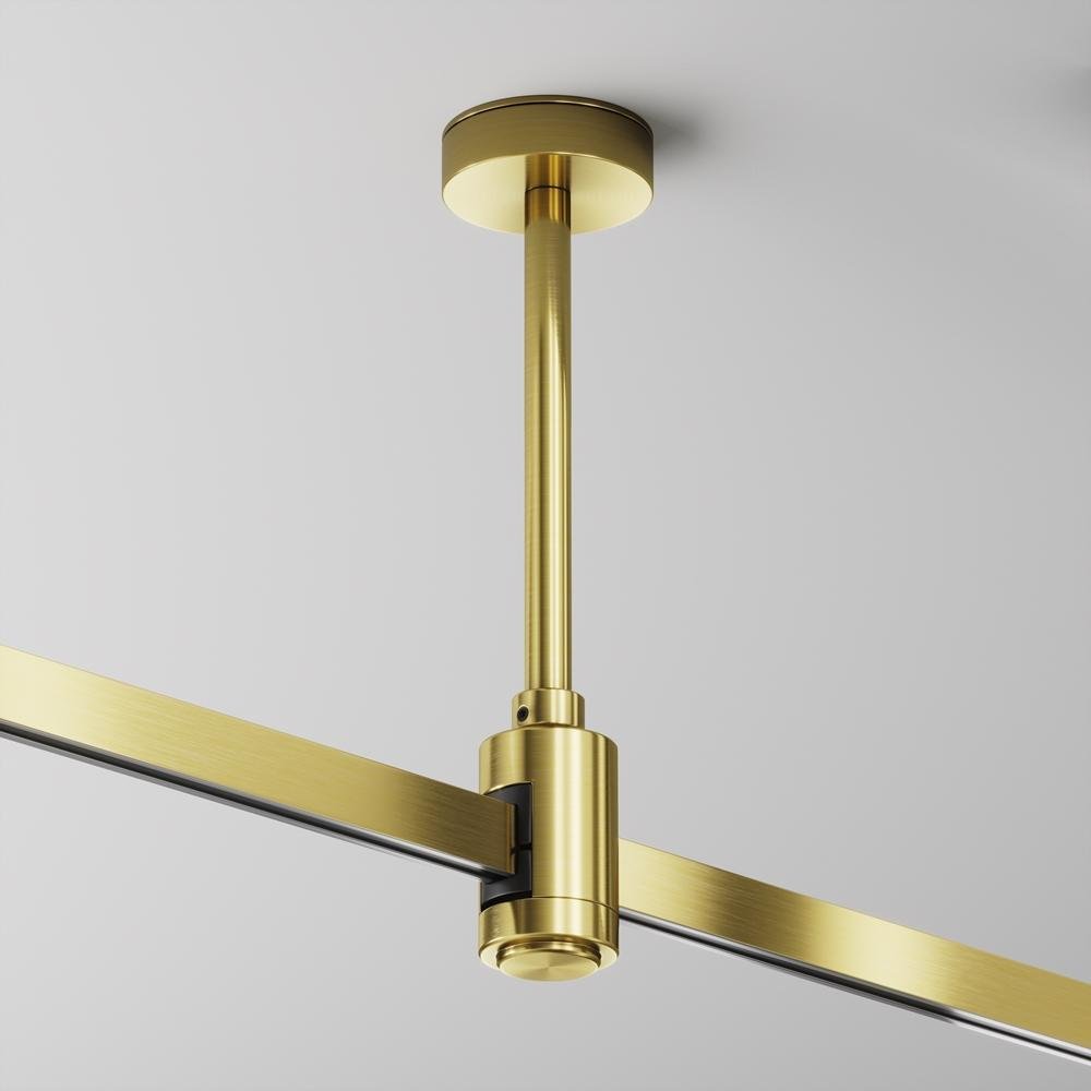M TRA156C-SL1-BS Stropní upevnění krátké 138 mm mosaz hliník pro magnetickou lištu 24 V Flarity - MAYTONI