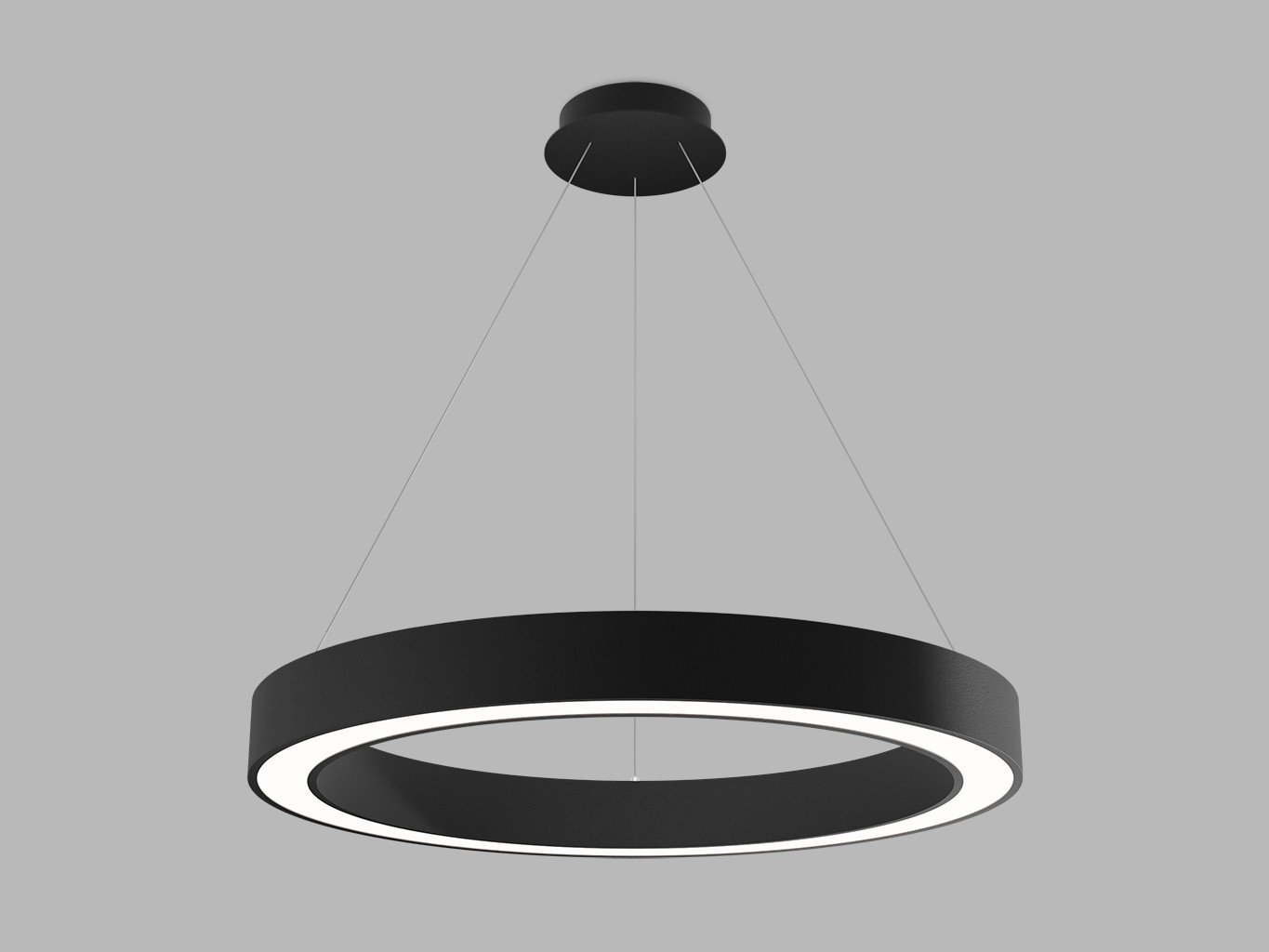 LED2 3273953CSTW LED2 Závěsné svítidlo SATURN SLIM 80 P-Z, B CASAMBI TW 60W 3000K-4000K černá - LED2 Lighting