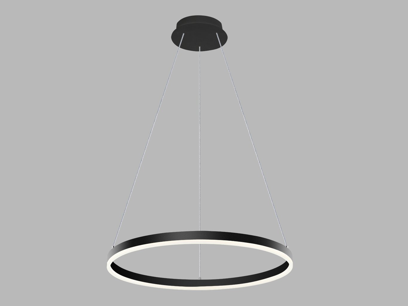LED2 3270953ZBTW LED2 Závěsné svítidlo CIRCLE 60 P-Z, B ZIGBEE TW 42W 3000K-4000K černá - LED2 Lighting