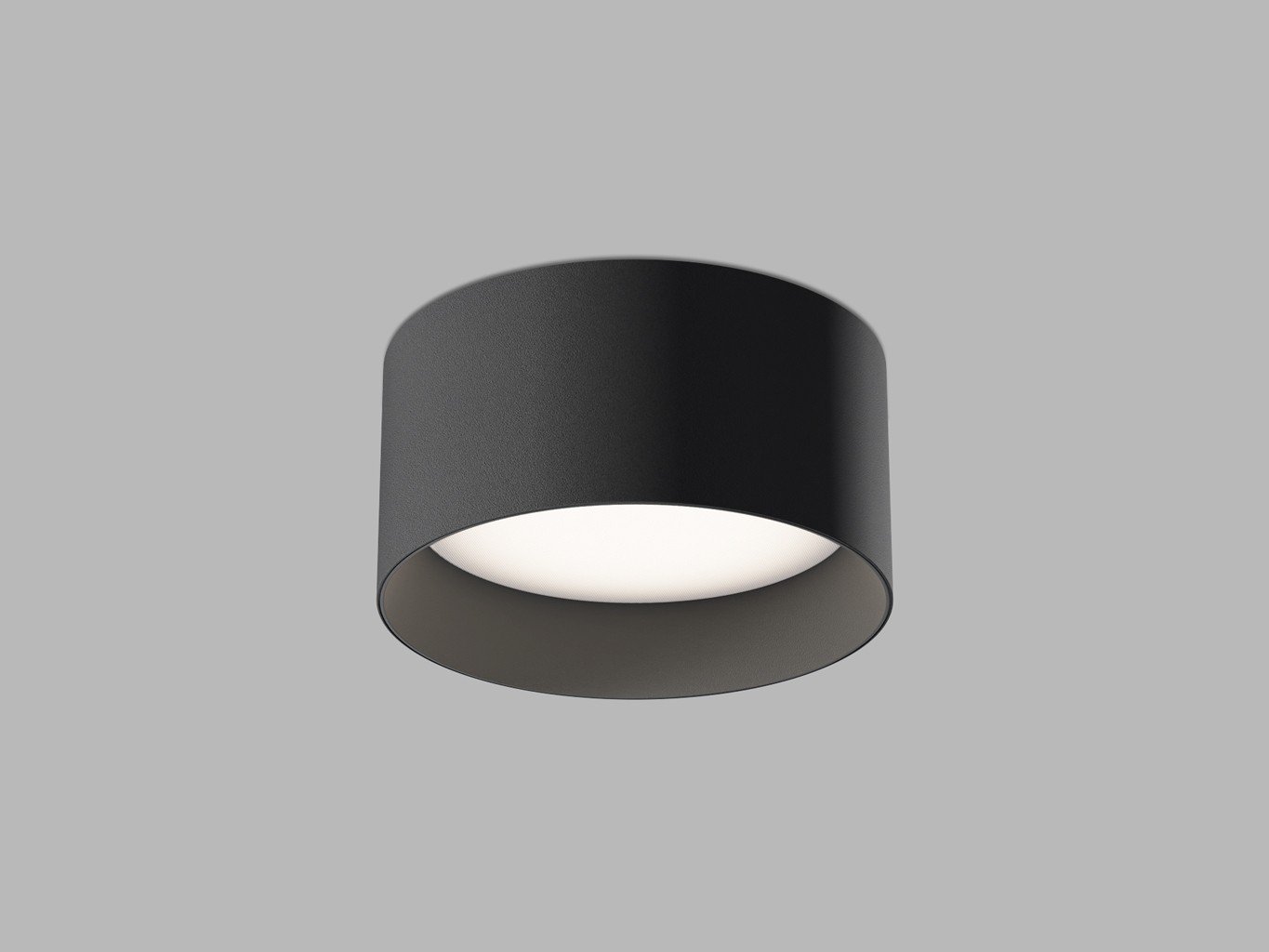 Levně LED2 1480353CSTW LED2 Stropní svítidlo ZETA ON M, B CASAMBI TW 15W 3000K-4000K UGR černá - LED2 Lighting