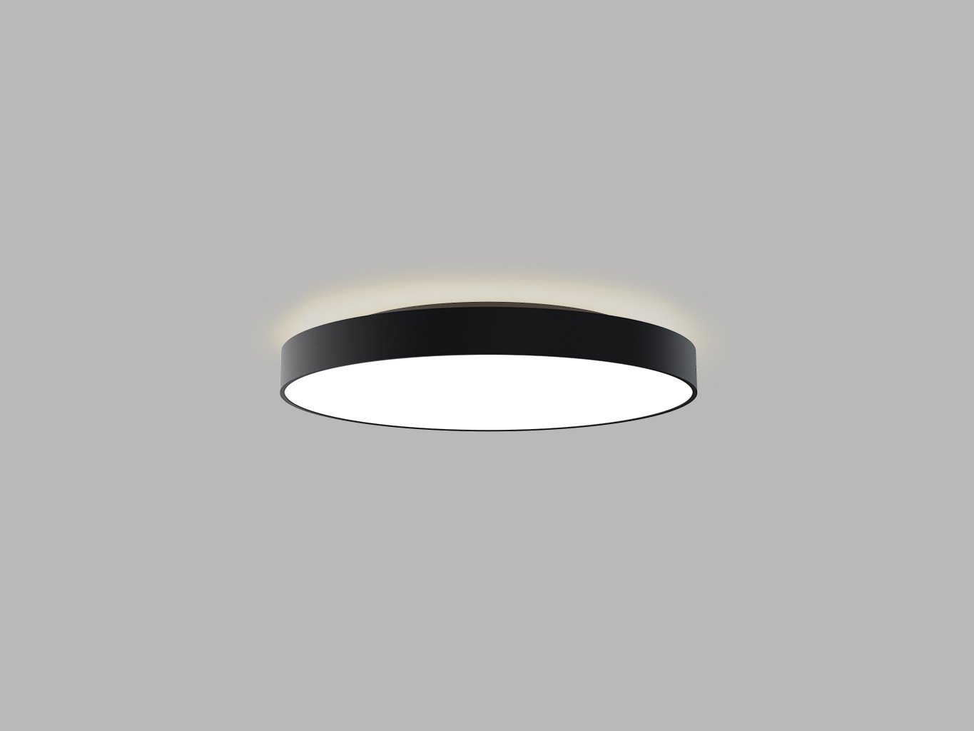 Levně LED2 1275653DTW LED2 Stropní svítidlo RINGO II 60 P/N, B DALI TW/PUSH TW 55+10W 3000K-4000K černá - LED2 Lighting