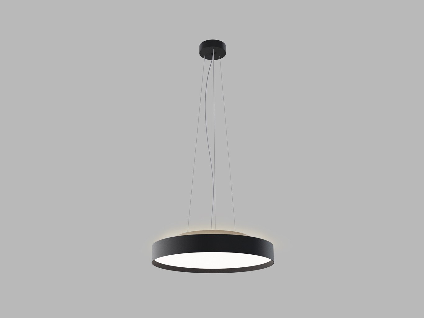 LED2 3275853CSTW LED2 Závěsné svítidlo TORO 40 P/N-Z, B CASAMBI TW 32+8W 3000K-4000K černá - LED2 Lighting