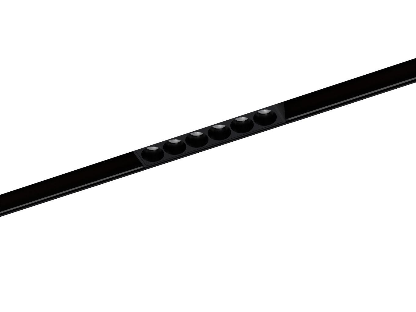 LED2 6480853DTW LED2 Lištové svítidlo MAGLASER II 12, B DALI TW 6W 3000K-4000K UGR černá - LED2 Lighting