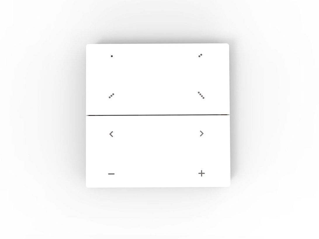 LED2 VBA-RCS8-W Casambi Smart nástěnný dálkový ovladač Tunable White sklo - LED2 Lighting