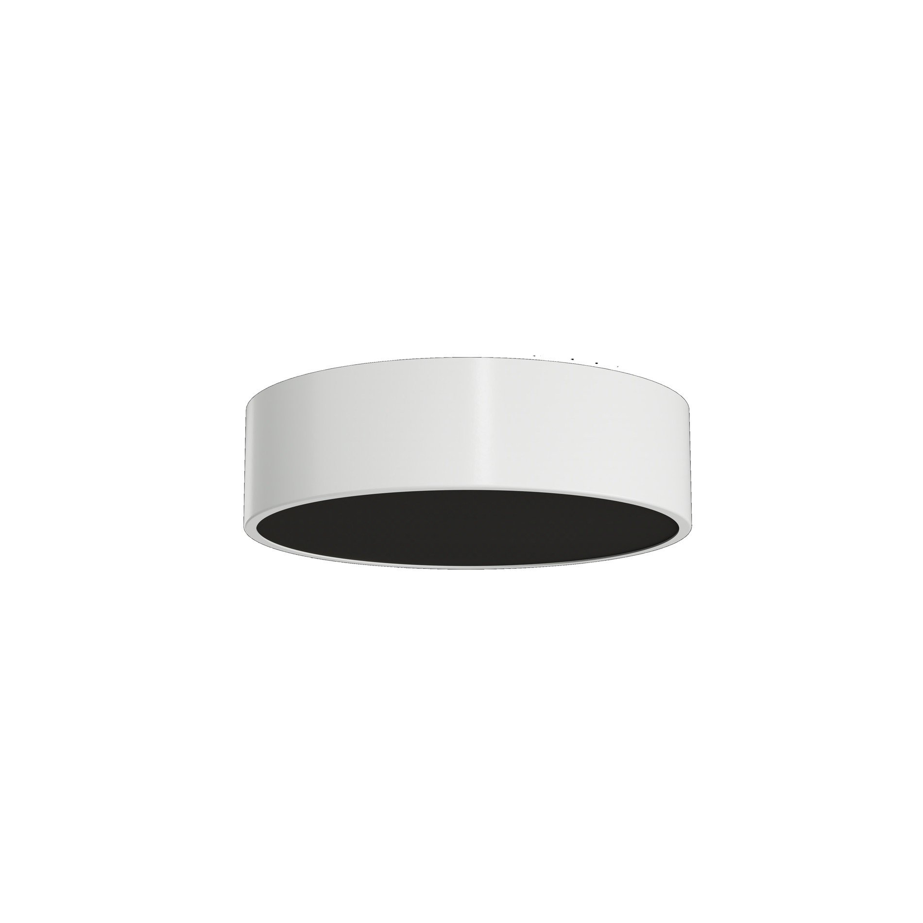 OS KRU60024 KRUGER 1 FC stropní/nástěnné plastové svítidlo bílá / černá IP40 3000 K 18W LED - OSMONT