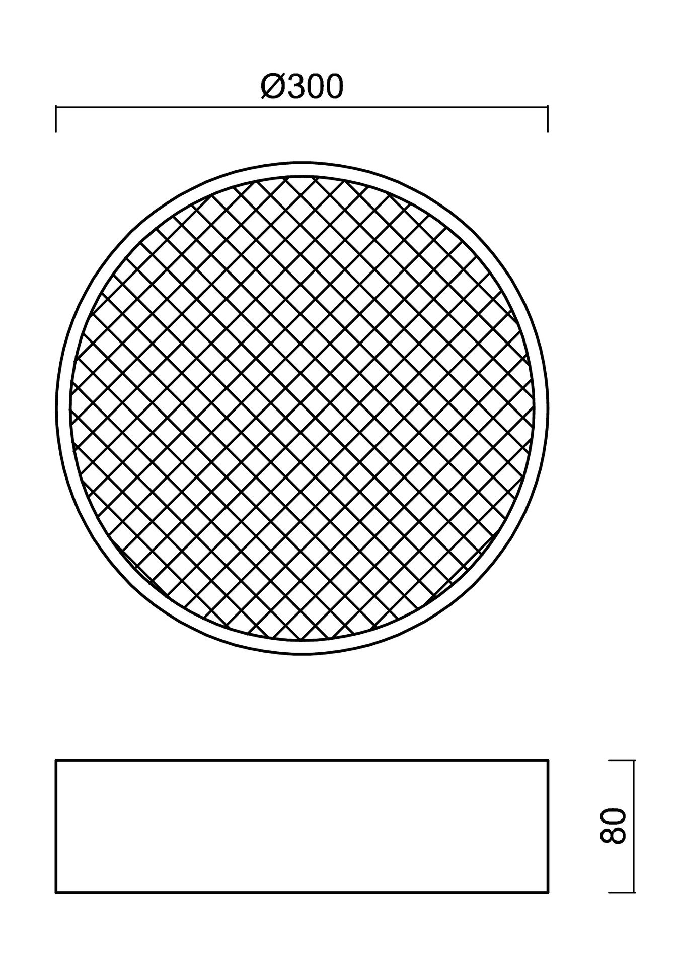 OS KRU60518 KRUGER 1 FOP stropní/nástěnné plastové svítidlo bílá IP40 4000 K 18W LED - OSMONT (obrázek 3)