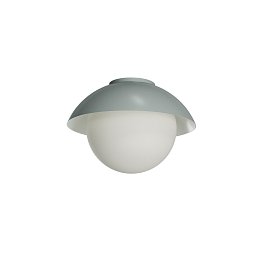 Obrázek pro produkt LUKIDA 2 stropní/nástěnné skleněné svítidlo šedá / bílá IP65 3000 K 20W LED - OSMONT