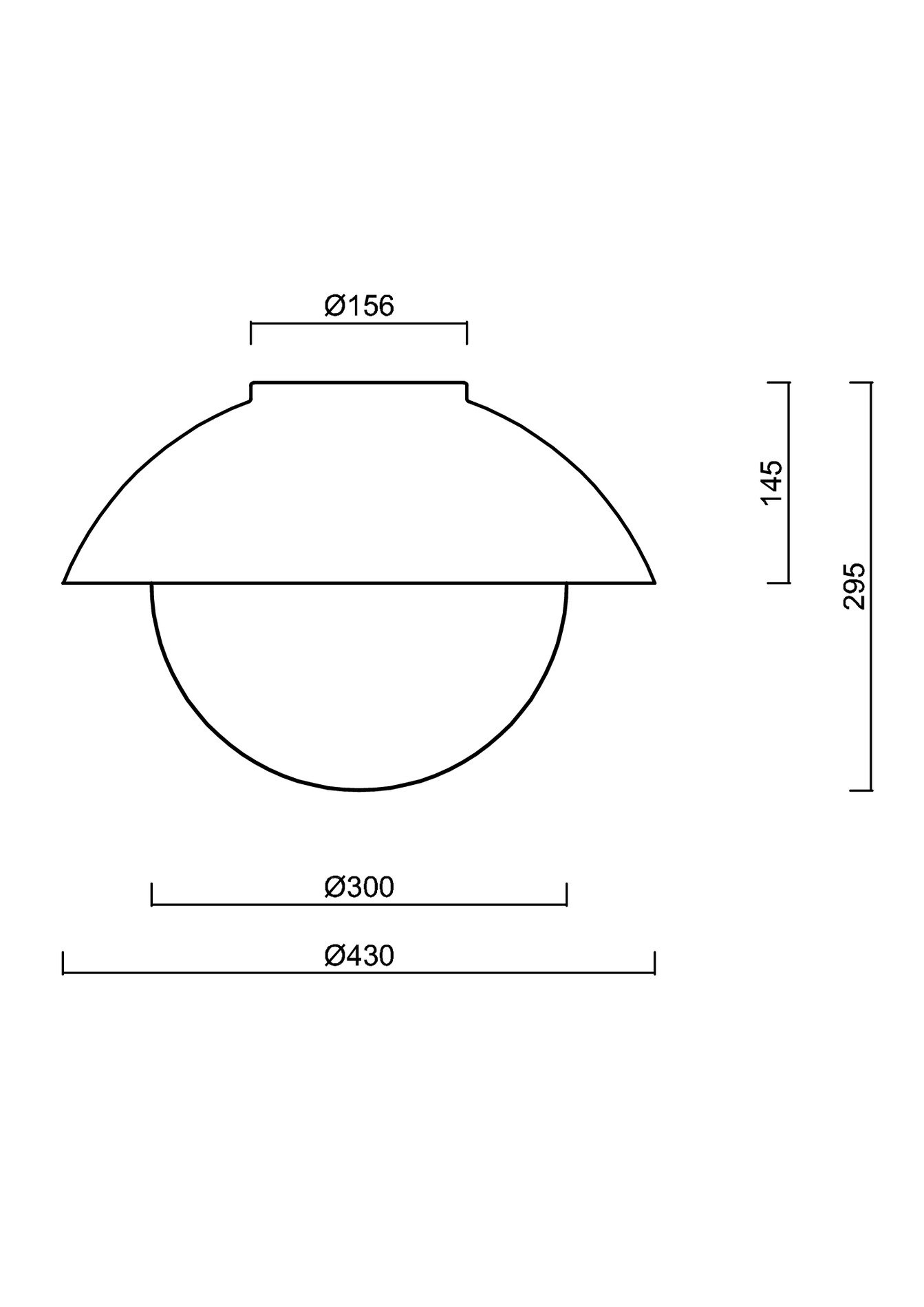OS LUK60002 LUKIDA 2 stropní/nástěnné skleněné svítidlo černá / bílá IP65 3000 K 20W LED - OSMONT (obrázek 3)