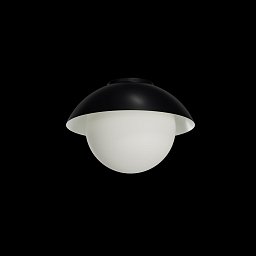 Obrázek pro produkt LUKIDA 2 stropní/nástěnné skleněné svítidlo černá / bílá IP65 3000 K 20W LED - OSMONT