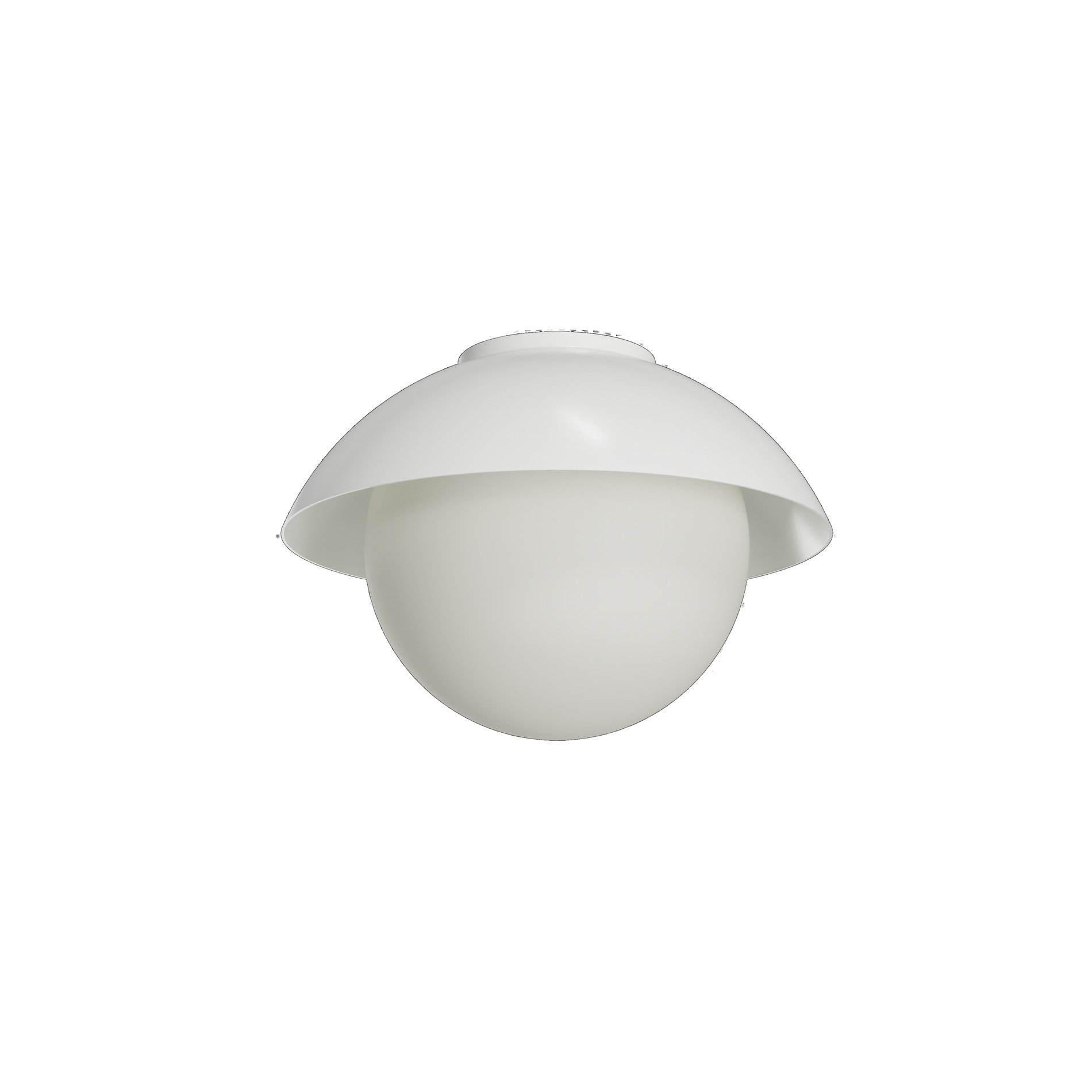 OS LUK60000 LUKIDA 2 stropní/nástěnné skleněné svítidlo bílá IP65 3000 K 20W LED - OSMONT