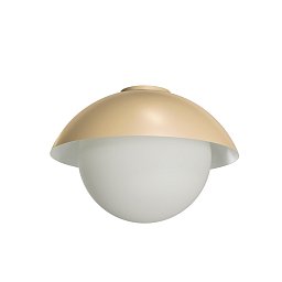 Obrázek pro produkt LUKIDA 3 stropní/nástěnné skleněné svítidlo zlatá / bílá IP65 3000 K 27W LED - OSMONT