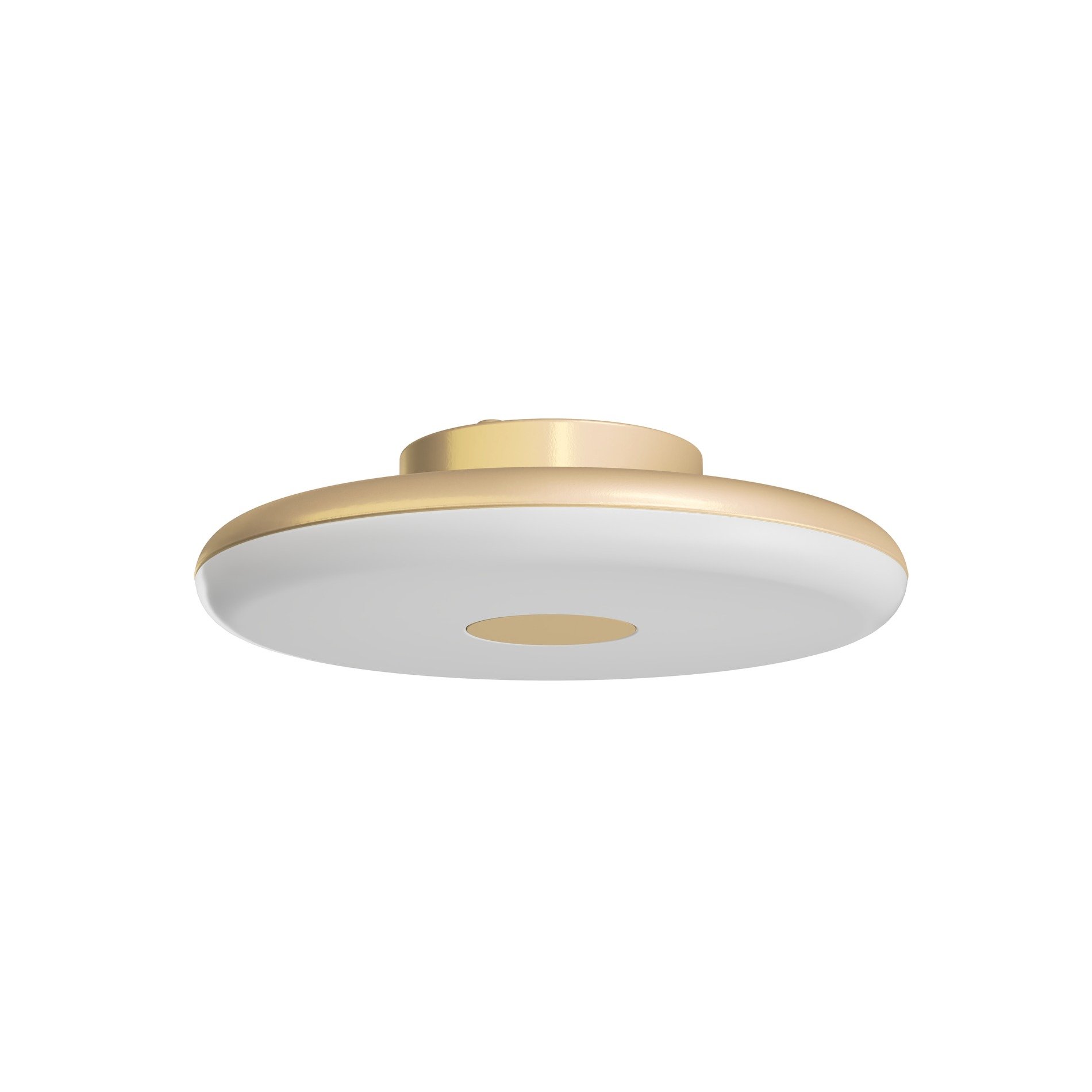 OS ZET60506 ZETA 1 FP stropní/nástěnné plastové svítidlo zlatá / bílá IP40 4000 K 31W LED - OSMONT