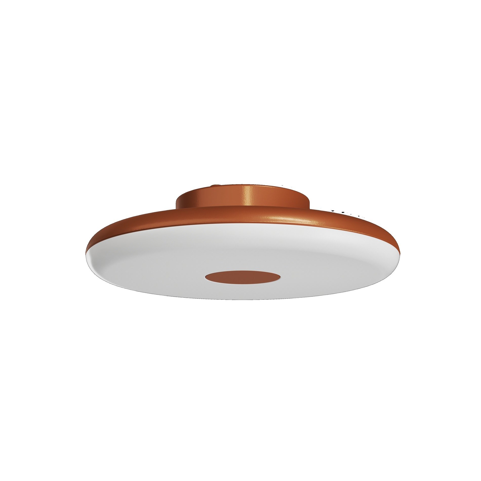 OS ZET60010 ZETA 1 FP stropní/nástěnné plastové svítidlo terakota / bílá IP40 3000 K 31W LED - OSMONT