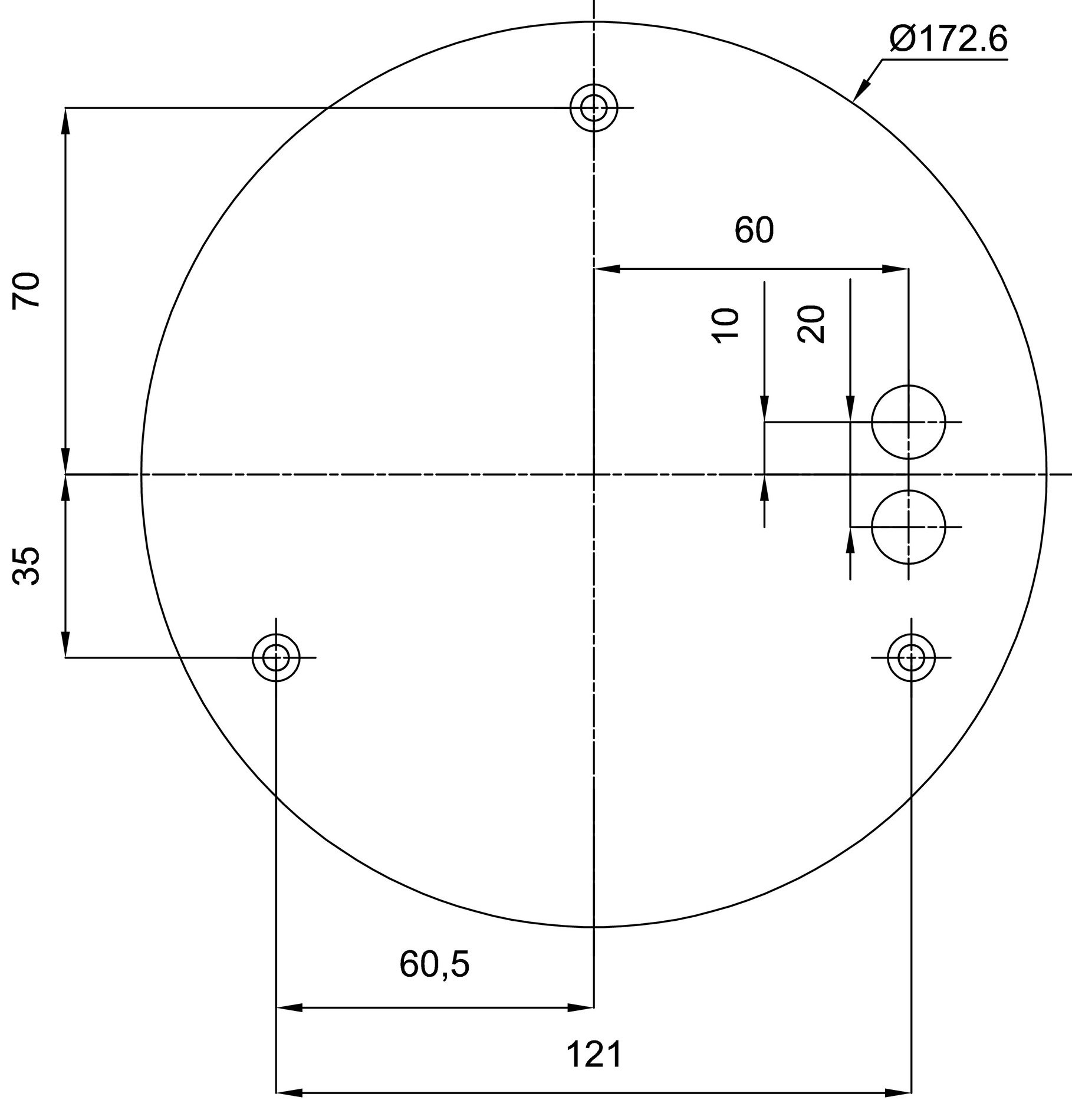 OS ZET60010 ZETA 1 FP stropní/nástěnné plastové svítidlo terakota / bílá IP40 3000 K 31W LED - OSMONT (obrázek 4)