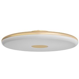 Obrázek pro produkt ZETA 2 FP stropní/nástěnné plastové svítidlo zlatá / bílá IP40 3000 K 38W LED - OSMONT