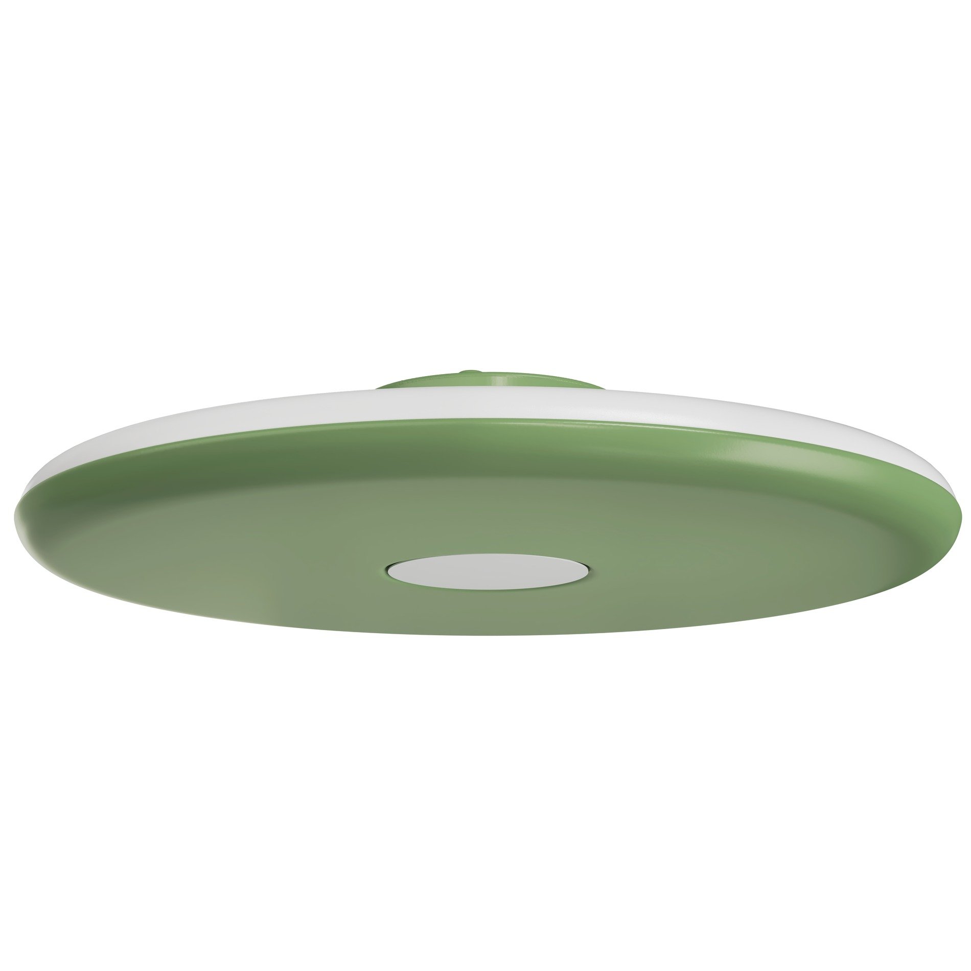 OS ZET60544 ZETA 2 PF stropní/nástěnné plastové svítidlo zelená / bílá IP40 4000 K 38W LED - OSMONT
