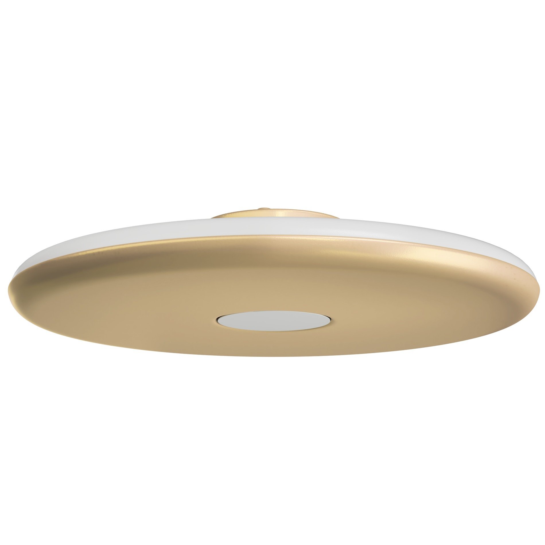 OS ZET60042 ZETA 2 PF stropní/nástěnné plastové svítidlo zlatá / bílá IP40 3000 K 38W LED - OSMONT